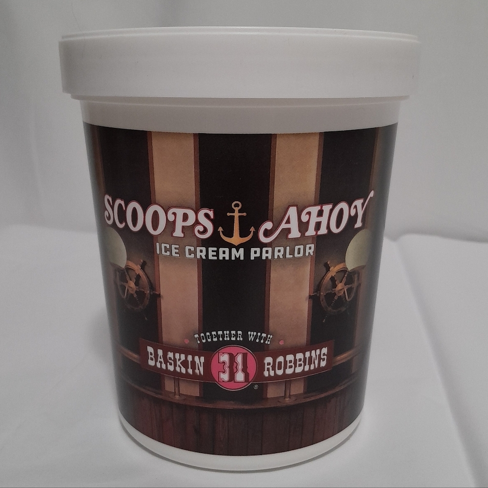 Scoops Ahoy Baskin Robbins Strangers Things Ice Cream Tub With Lid